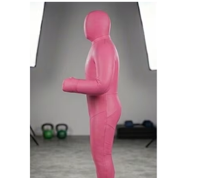 PROFIT SPORTS Mannequin de boxe rose en PU, rempli de sable, durable, 25 kg, équipement d'entraînement pour adultes, MMA, grappling, entraînement au sol, lutte - Product Image 6