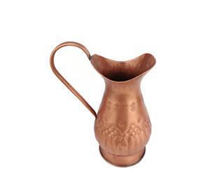 Carafe à eau en cuivre finition vintage de qualité supérieure, idéale pour un usage quotidien, les restaurants et les services de traiteur, fabriquée à la main en Inde - Product Image 1