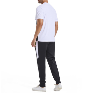 Cheap Price Slim Fit Breathable Tracksuits For Adults Training Jogging Wear Solid Plain Color Men Summer Tracksuits - Product Image 4