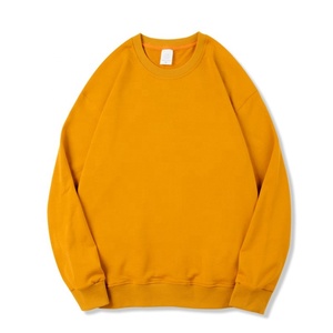 Genser-Sudadera blanca Lisa para hombre, Jersey grueso de algodón y poliéster con cuello pesado, Unisex, 350GSM, último diseño, 2021 - Product Image 1