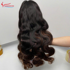 Best Selling wig steam <b>body</b> <b>wave</b> human hair middle lace closure wig natural brown color hair for women style raw hair vendor - Product Image 4