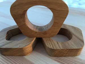 Anneaux de serviette en bois naturel, prix bas, ensemble élégant de porte-serviettes pour la décoration de table et l'usage domestique - Product Image 3