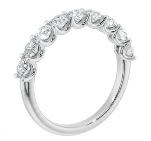 Anillo de Compromiso con Diamante de Corte Redondo, Clásico para Mujer, Diamantes Naturales y Cultivados en Laboratorio - Product Image 2