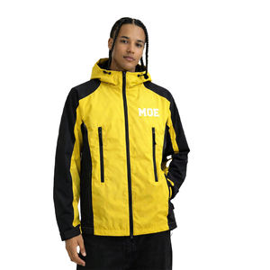 Chaqueta impermeable de nailon para hombre, para entrenamiento de fútbol, estilo Tecwear, con bloques de color, cortavientos, impermeable, para actividades al aire libre. - Product Image 1