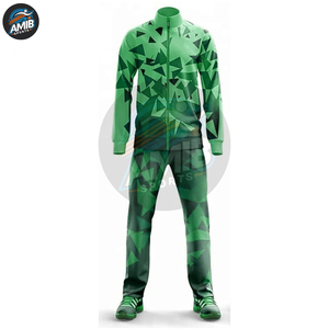 Sublimation Adult Men's Track Suit <b>White</b> And Blue Color Zipper Up Plus Size Sublimation <b>Tracksuits</b> For Adult Men's - Product Image 4