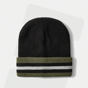 Custom New Arrival Luxury Fashion Diamond Rhinestone Bling Crystal Shiny Soft Cuffed <b>Beanie</b> for Unisex - Product Image 2