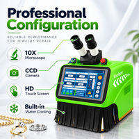 Soudeuse laser professionnelle pour bijoux Riselaser 60W YAG, machine de soudage par points pour la réparation de bagues en or et en argent avec écran HD et microscope