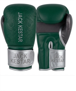 Gants de boxe professionnels en cuir (vérifiés PayPal) – Haute qualité, respirants, avec sangle de poignet réglable pour l'entraînement MMA - Product Image 4