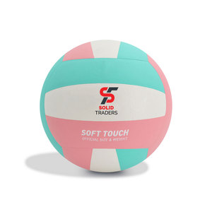 Solid Trader Premium Professional <b>Ball</b> Soft Touch Material High Performance Flight Stability Official Size <b>Weight</b> Volleyball - Product Image 1