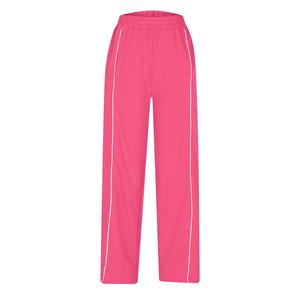 Pantalones Deportivos de Felpa Transpirables y Ecológicos para Mujer, de Pierna Ancha, Corte Recto, Cintura Alta Elástica, Ligeros y Formales - Product Image 1