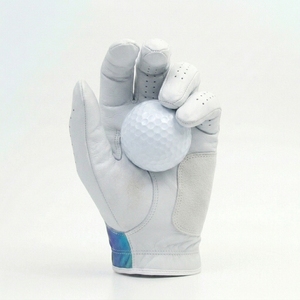 อินเจ โปรเฟสชั่นแนล ถุงมือกอล์ฟหนังคาเบรตต้าสำหรับมือซ้าย ช่องเว้นนิ้ว ป้องกันรังสียูวี ปิดด้วยแถบตีนตุ๊กแก สัมผัสนุ่ม ระบายอากาศได้ดี ยืดหยุ่น - Product Image 5