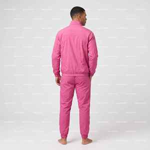 Custom Sportwear Streetwear Casual Tracksuit <b>Men</b> Jacket and <b>Jogger</b> Set Reflective Windbreaker <b>Polyester</b> Sets - Product Image 6