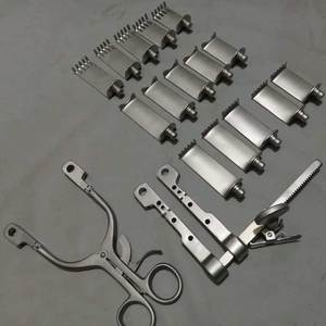 Set d'opérations neurochirurgicales de la colonne vertébrale Azicon : Rétracteur cervical Caspar en acier inoxydable, cadre de rétraction ACDF, spéculum et lames en titane - Product Image 5