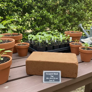 Wholesale High Quality 5kg Coco Peat Block Low EC <0.5 Organic Coir Brick for Smart Farm Agriculture - Product Image 1