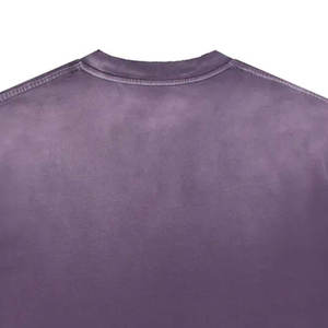Ensemble de T-shirts en coton surdimensionnés pour hommes True Real Studio, imprimé lettres marron, décontracté, manches courtes, coupe jersey, respirant, col rond - Product Image 2