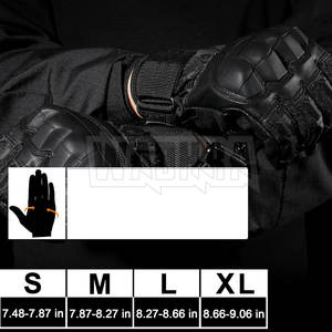 Guantes de Paintball de Cuero Vacuno de Alta Calidad con Protección de Seguridad, Guantes de Paintball al por Mayor - Product Image 4