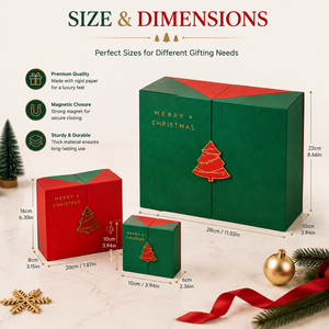 Premium <b>Christmas</b> Gift <b>Boxes</b> Magnetic Drawer Style Luxury Holiday Packaging <b>Boxes</b> for <b>Christmas</b> Gifts Party Packaging - Product Image 5