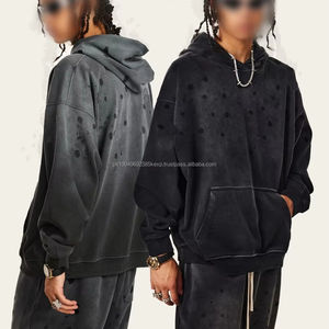 Trendy Gradient Color <b>Sweatshirt</b> for Men Thick 100% Cotton <b>Velour</b> Hoodies Autumn Winter Must-Have Lined Design DDP Shipping - Product Image 1