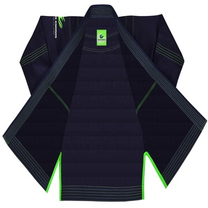 Venta completa personalizable BJJ GI adultos niños algodón Jiu Jitsu Kimono Rash Guards Shorts MMA Grappling artes marciales OEM disponible - Product Image 5