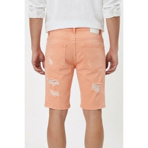 Shorts en jean pour hommes sur mesure en gros, en coton denim, longueur genou, décontractés, pour l'été – Fabricant - Product Image 5