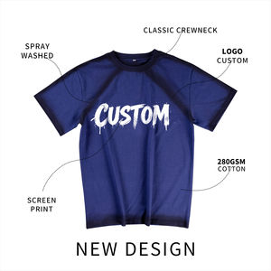 T-shirt unisexe décontracté à manches courtes, coupe classique, 100 % coton 220g, imprimé sérigraphié personnalisé, style streetwear estival, respectueux de l'environnement - Product Image 4