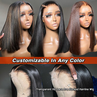 Perruques Bob Kim K 2x6 Lace en Gros, Perruques Vietnamiennes Double Drawn 12 Pouces Grade 11A, Perruques 100% Cheveux Humains Lisses Naturels