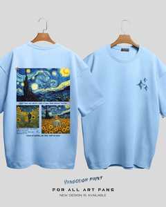 T-shirt graphique unisexe surdimensionné à manches courtes col rond en coton, style streetwear décontracté, impression numérique vintage, été, personnalisable OEM/ODM - Product Image 1