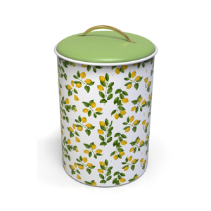Contenedor Redondo para Almacenamiento de Alimentos con Tapa de Madera, Diseño Floral y Estampado de Conejo, Hermético, para Preservar la Frescura, Uso en la Cocina, Estilo Minimalista - Product Image 1