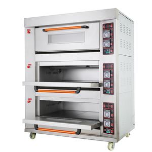 高速オーブン業務用オーブン12/3/4/6/9/12トレイガス電気ピザベーキングオーブンパキスタン - Product Image 1