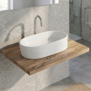 Vistaar High Quality Square Rectangular Oval Ceramic Table Top Wash Basin With Warranty - Product Image 6