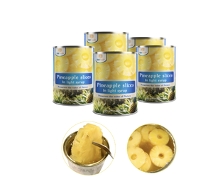 Hot Sale Factory In Vietnam Best Quality Cheap Price Canned <b>Pineapple</b> Slices In <b>Light</b> Syrup - Product Image 1
