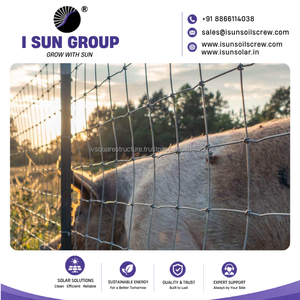 Grillage à nœuds fixes galvanisé haute résistance pour clôtures de bétail, moutons, chevaux, cerfs et élevages - Product Image 6