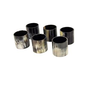 91 ronds de serviette en bois antiques personnalisés élégants corne de buffle table à manger vaisselle stockée caractéristique - Product Image 1