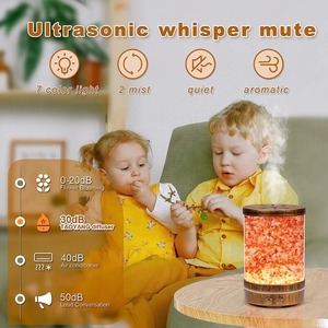 Home Himalayan Crystal <b>Salt</b> <b>Lamp</b> Aromatherapy Scent Humidifier Machine Electric Ultrasonic Essential Oil Aroma air Diffuser - Product Image 3