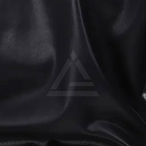 Chaqueta bomber de cuero genuino para hombre, chaqueta informal de cuero suave con cremallera frontal, cintura elástica acanalada y acabado premium. - Product Image 4