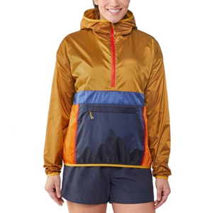 Women's Printed Nylon Jogger Windbreaker Suit 2-Piece Hooded <b>Jacket</b> and Shorts Solid Track Suits for <b>Workout</b> With OEM Service - Product Image 4