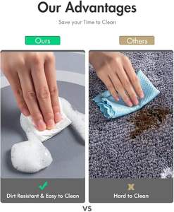 2 tapetes de silicona suave súper absorbentes, antideslizantes, de secado rápido, para baño y cocina (paquete de 2) - Product Image 5