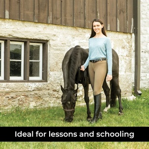 Pantalones de Montar a Caballo para Niños, de la Mejor Calidad, con Parche en la Rodilla, Bolsillo para Teléfono, Estilo Occidental, Deportivos, Transpirables - Product Image 4