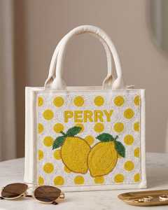 Personalized Custom <b>Wedding</b> Beaded Tote Bag with Glass Beads Customizable Shape & Beads Color Bridesmaid Gift - Product Image 2