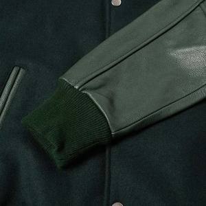 Chaquetas de Béisbol de Alta Calidad, Fabricante Profesional de Ropa, Chaqueta Universitaria de Béisbol para Hombre con Mangas de Cuero y Lana, 2025 - Product Image 3