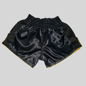 Shorts de boxe pour hommes personnalisés de haute qualité, séchage rapide, respirants, taille élastique, motif uni, vêtements de combat, 100% polyester - Product Image 6