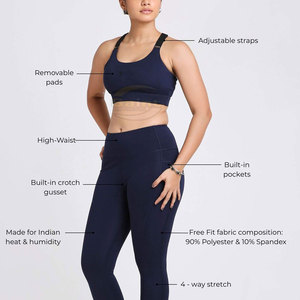 Vêtements de sport et de fitness pour femmes, ensemble de yoga sans coutures, leggings taille haute, haut court dos nageur, ensemble 2 pièces - Product Image 6