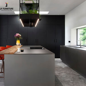 Gabinetes de Cocina Modernos de Madera Personalizados JY Project, Organizador de Cocina de Lujo, Almacenamiento Modular, Isla de Cocina, Juego Completo - Product Image 5