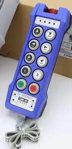 รุ่นใหม่ CMK F24-8D รีโมทคอนโทรลวิทยุสำหรับงานอุตสาหกรรม 8 ปุ่มกดความเร็วคู่ +1 ปุ่มเห็ด +1 IP-66 ระยะ 150 ม. 85-440V - Product Image 2