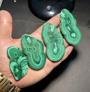 Plaque de malachite naturelle polie, pierre précieuse de malachite verte polie des deux côtés, fabricant et fournisseur en gros - Product Image 4