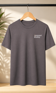 Camiseta de Hombre Marca AMY, 100% Algodón, Casual, Manga Corta, Lisa, con Bordado Frontal, Transpirable, Corte Regular, Personalizable con Logotipo, Venta al Por Mayor - Product Image 2