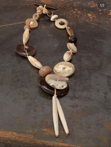 สร้อยคอทำมือจากเขาสัตว์ธรรมชาติทันสมัยแบบใหม่ขายส่งเป็นมิตรกับสิ่งแวดล้อม ของขวัญธุรกิจสำหรับผู้หญิง แฟชั่น ZEHRA - Product Image 6