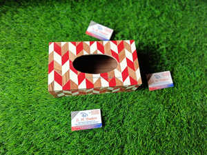 ที่ใส่กระดาษเช็ดปากแบบฝังกระดูกแบบพรีเมี่ยมที่ใส่กระดาษม็อบหรูหราสำหรับตกแต่งบ้านและโรงแรมที่ทันสมัย - Product Image 4