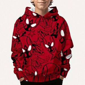 เสื้อฮู้ดแขนยาวพิมพ์ลายฮีโร่แมงมุมสำหรับเด็กผู้ชายวัยรุ่น สวมใส่สบาย ทรงหลวม เหมาะสำหรับฤดูใบไม้ร่วงและฤดูหนาว คุณภาพดี ราคาคุ้มค่า - Product Image 1