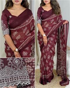 Simple mais élégant Rendez chaque instant spécial Saree en soie pure et soie exacte avec le meilleur prix de gros pour adulte spécial - Product Image 5